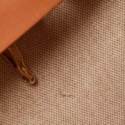 Pre Owned Hermes Natural/Toile Canvas and Vache Hunter Herbag 2 in 1 Backpack