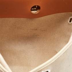 Pre Owned Hermes Natural/Toile Canvas and Vache Hunter Herbag 2 in 1 Backpack