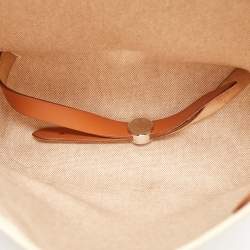 Pre Owned Hermes Natural/Toile Canvas and Vache Hunter Herbag 2 in 1 Backpack