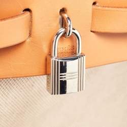 Pre Owned Hermes Natural/Toile Canvas and Vache Hunter Herbag 2 in 1 Backpack