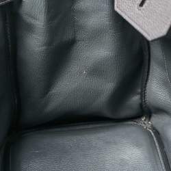 Hermes Graphite Togo Leather Gold Finish Birkin 35 Bag