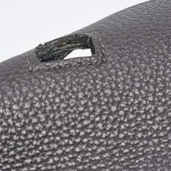 Hermes Graphite Togo Leather Gold Finish Birkin 35 Bag