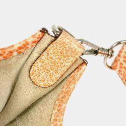 Hermes Orange Dalmatian Evelyne 29 Shoulder Bag