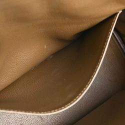 Pre Owned Hermes Taupe Gray Epsom Haut a Courroies 28 Handbag
