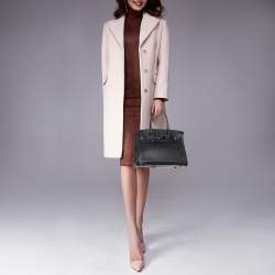Hermès  Black Togo Leather Palladium Finish Birkin 30 Bag