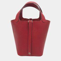 Hermes Rouge Kazak Red 18 Hand Bag