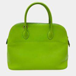 Hermes  Apple green Hand Bag