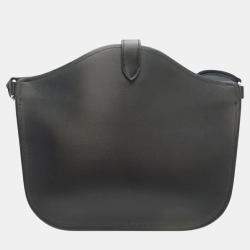 Hermes Evergrain Noir (Black) Attelage Shoulder Bag