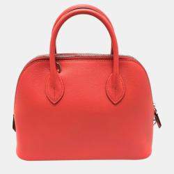 Hermes Evercolor Rose Texas Bolide 1923 25 Handbag