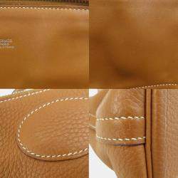 Hermes Gold Taurillon Bolide 31 Handbag