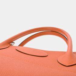 Hermes Orange Epsom Leather Bolide 31 Handbag