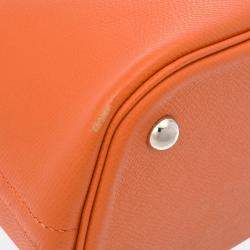 Hermes Orange Epsom Leather Bolide 31 Handbag