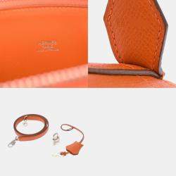 Hermes Orange Epsom Leather Bolide 31 Handbag