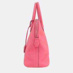 Hermes Rose Azalee Taurillon Bolide 31 Handbag