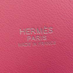 Hermes Rose Azalee Taurillon Bolide 31 Handbag