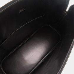 Hermes Box Calf Black Bolide 35 Handbag