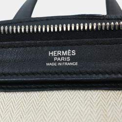 Hermes Epsom Leather Black City Bag 30 Backpack