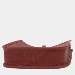 Hermes Taurillon Rouge Ash Evelyn TPM Amazon Shoulder Bag