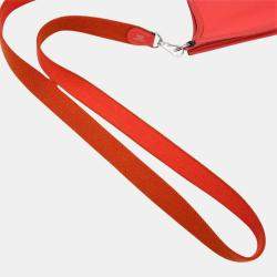 Hermes leather Taurillon Clemence Rouge Kutomato red Evelyn TPM shoulder bag