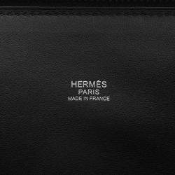 Hermes black Taurillon Clemence Bolide 31 handbag