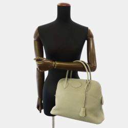 Hermes Sage Taurillon Clemence Bolide 31 handbag