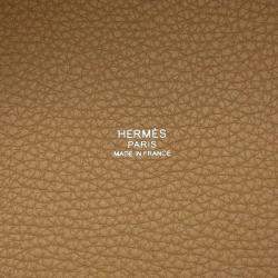 Hermes Biscuit Taurillon Clemence Picotin Lock MM handbag