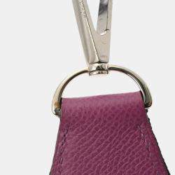 Hermes Cyclamen Epsom leather Evelyn 2 PM shoulder bag