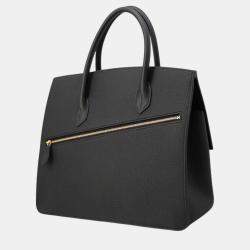 Hermes Black Togo Leather Swift Leather Birkin disorder Bag Size 30