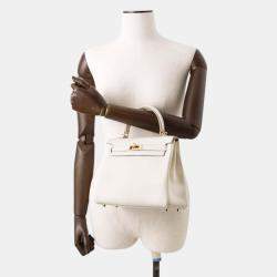 Hermes Kelly Retourne Beton Togo Leather Size 25