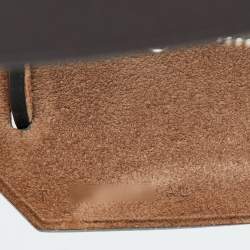 Pre Owned Hermes Etoupe Grey/Cafe Canvas and Leather Herbag Zip 31 Bag