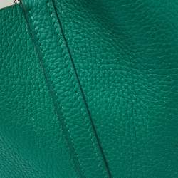 Hermes Menthe Clemence Leather Picotin Lock 18 Bag