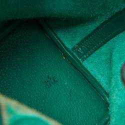 Hermes Menthe Clemence Leather Picotin Lock 18 Bag