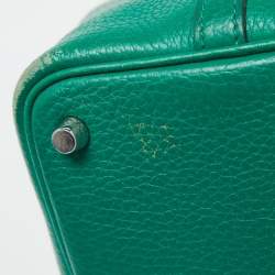 Hermes Menthe Clemence Leather Picotin Lock 18 Bag