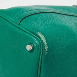 Hermes Menthe Clemence Leather Picotin Lock 18 Bag