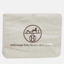 Pre Owned Hermes Toile Garden Party 49 Voyage Bag