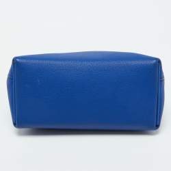 Hermes Blue Royal/Tabac Camel/Fauve Evercolor and Swift Leather Gold Finish 24/24 29 Bag