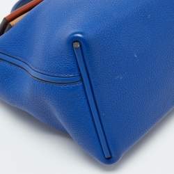 Hermes Blue Royal/Tabac Camel/Fauve Evercolor and Swift Leather Gold Finish 24/24 29 Bag