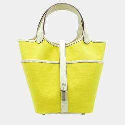 Hermes Swift Jaune Citron x Nata Picotan Lock Cargo PM handbag