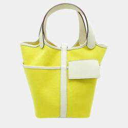 Hermes Swift Jaune Citron x Nata Picotan Lock Cargo PM handbag