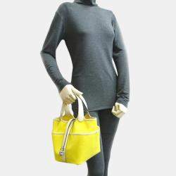 Hermes Swift Jaune Citron x Nata Picotan Lock Cargo PM handbag