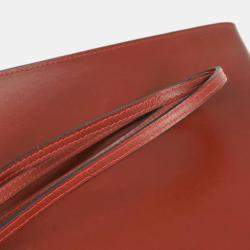 Hermes Bordeaux Box Calf Onimaitou Shoulder Bag