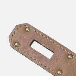 مملوكة مسبقًا Hermes Tourterelle Taurillon Clemence Jypsiere 34 Shoulder Bag