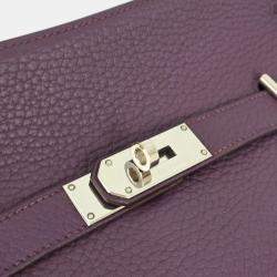 Hermes Purple Fjord Jypsiere 34 Shoulder Bag