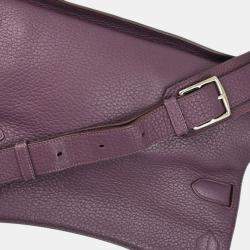 Hermes Purple Fjord Jypsiere 34 Shoulder Bag