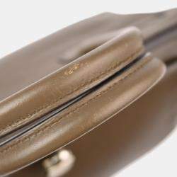 Hermes Taupe Taurillon Clemence Birkin 30 Handbag