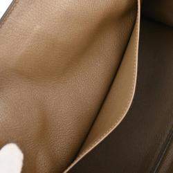 Hermes Taupe Taurillon Clemence Birkin 30 Handbag