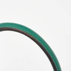 Hermes Malachite Taurillon Togo Leather Palladium Finish Birkin 35 Bag