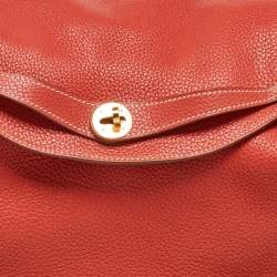 Hermes Blush Taurillon Clemence Leather Gold Hardware Lindy 34 Bag