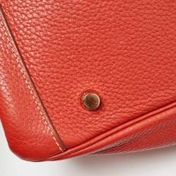 Hermes Blush Taurillon Clemence Leather Gold Hardware Lindy 34 Bag