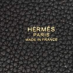 Pre Owned حقيبة هيرمس بيكوتين لوك 22 جلد كليمنس رصاصي  